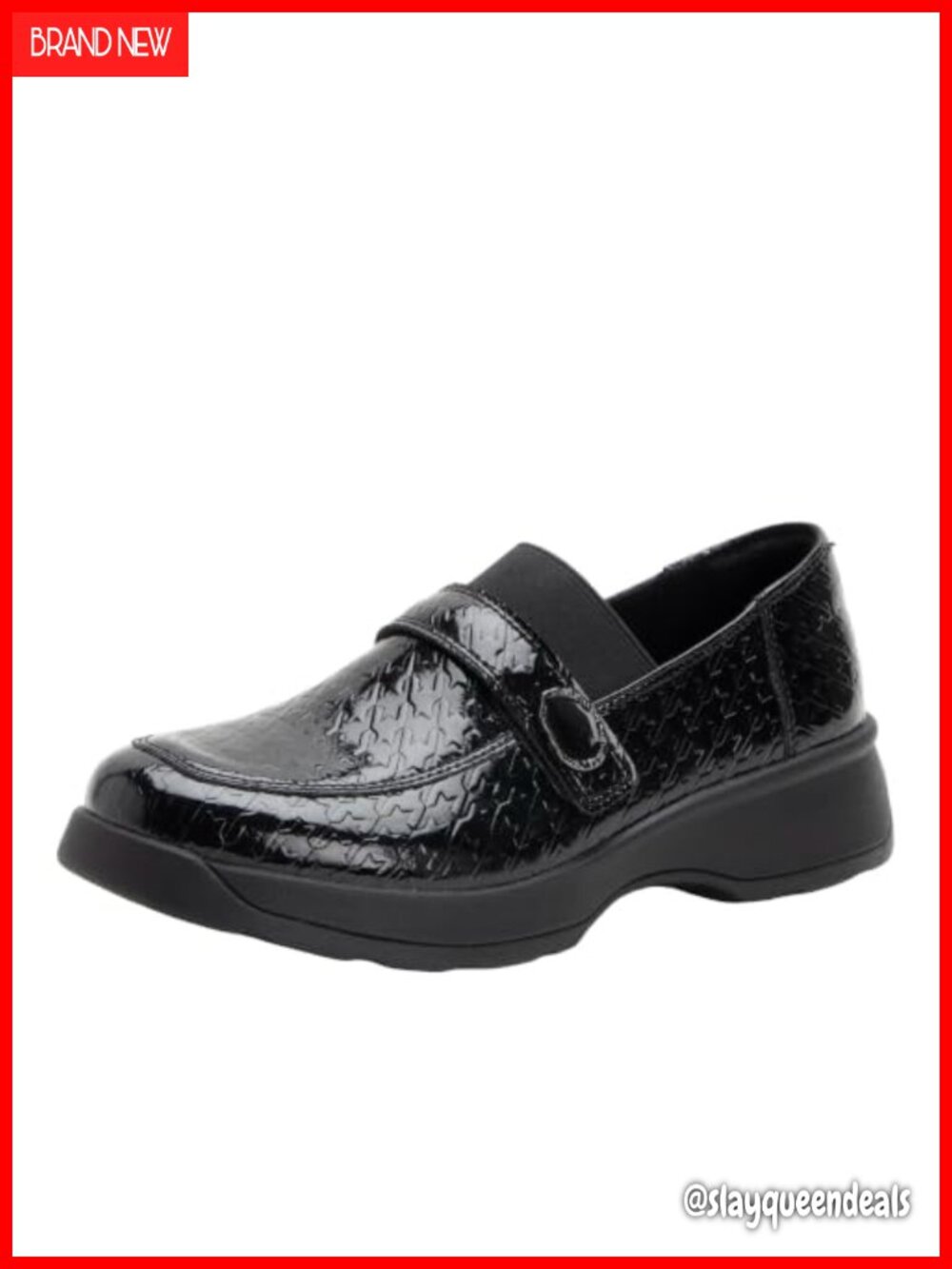 Leather Z-Tread Button Penny Loafer Slip-On Comfort Work Shoe